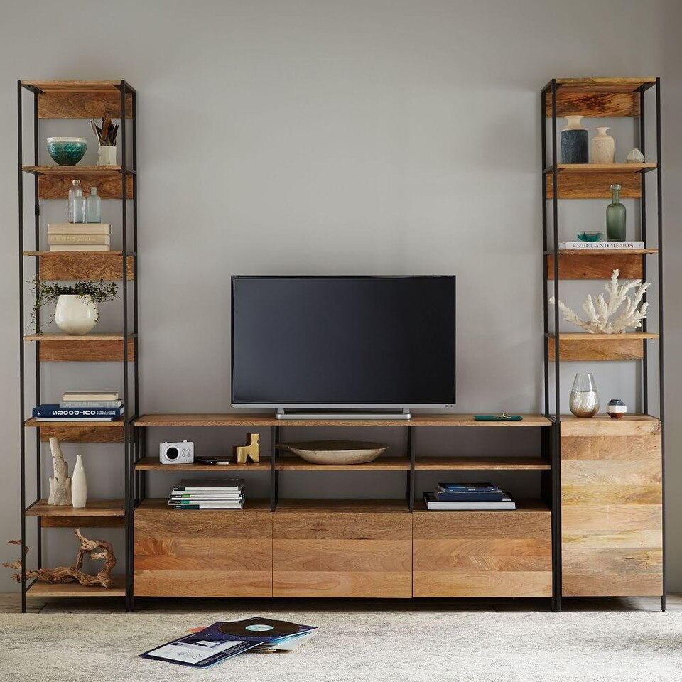 Industrial Modular Media Console (170 cm) west elm Australia